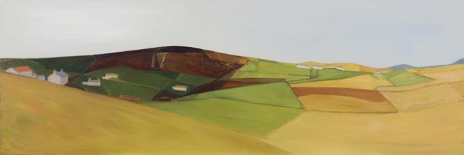 Untitled [Orkney], 1984, oil on hardboard, 27.9 x 83.1cm. BGT3251.