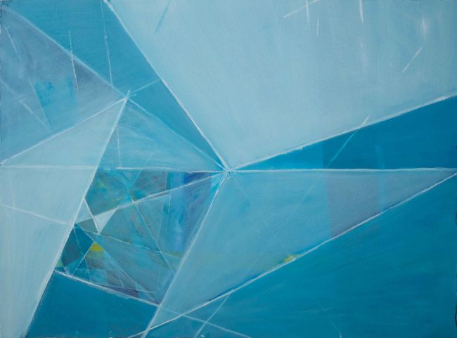 Construction in Space 1989 acrylic on paper 57 x 76.5 cm BGT1180