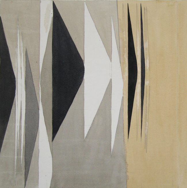 Movement over Sand - Touchpoint Series c1980 gouache on paper 57.2 x 57.1 cm BGT1615