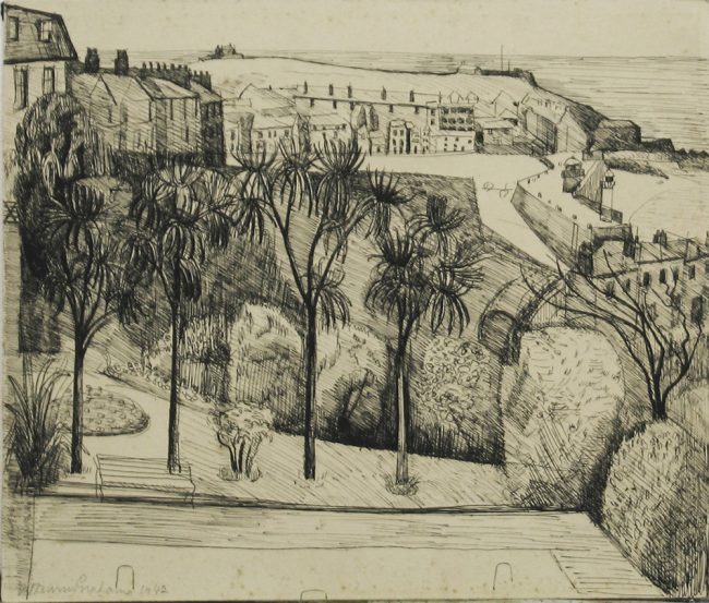 St Ives 1942 pen & ink 24 x 28.5 cm BGT1358