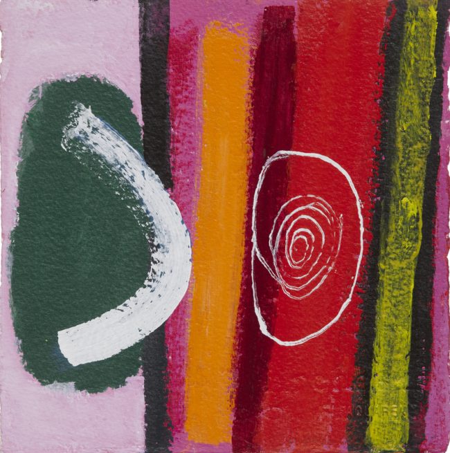 Nov. 2002 acrylic on paper 19.3 x 19.3 cm BGT3298