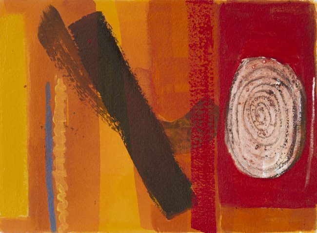 Untitled – Spring Series 1998 Acrylic on paper 29.5 x 38.9 cm BGT2386 at Fen Ditton Gallery