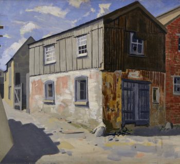 Grey Sheds II 1947 oil on canvas 51 x 61 cm BGT603 at The Scottish Gallery