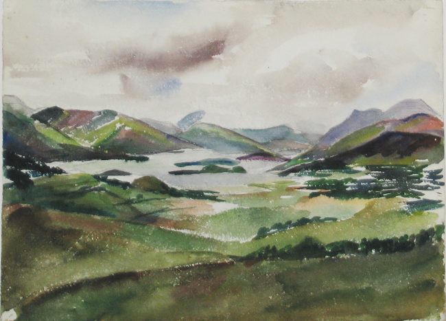 [Untitled - Highlands, Scotland] 1939 watercolour on paper 29 x 39.5 cm BGT2705