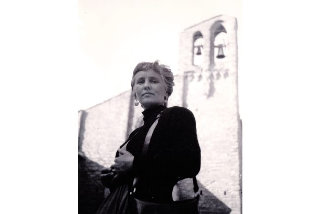 A photograph of Barns-Graham in Sicily in 1955.