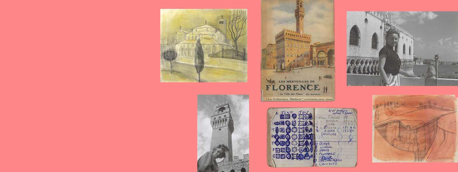 A selection of artworks and archive material from Italy